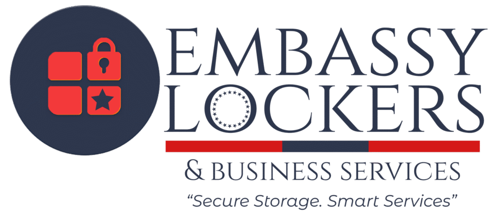 EMBASSY LOCKERS BUSINESS SERVICES LOGO